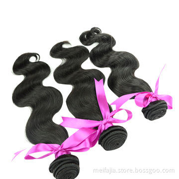 Peruvian Hair Weaves, Natural Color Full Bundles, Various Styles are Accepted/Body Wave Extensions